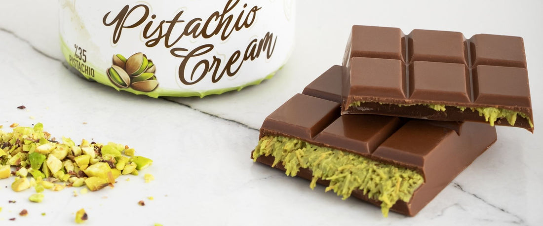 DIY Dubai Chocolate Bar – Made with Alkis Pistachio Cream & Roasted Kataifi