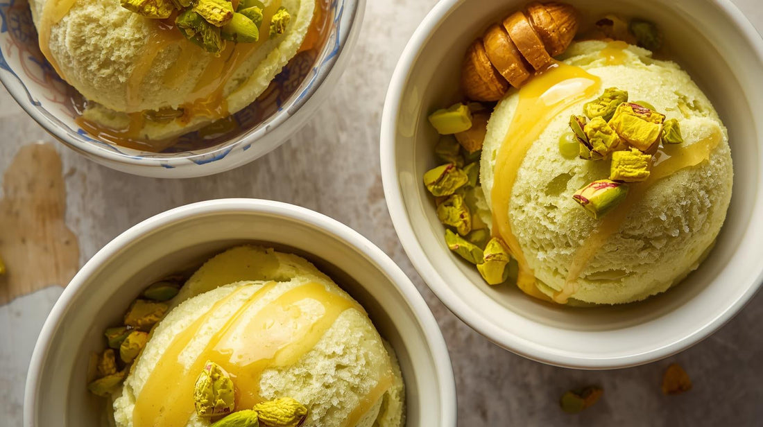 Authentic Turkish Pistachio Ice Cream – Homemade, Creamy & Naturally Sweet