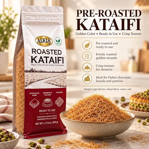 Alkis Roasted Kataifi — 18 × 500 g Case