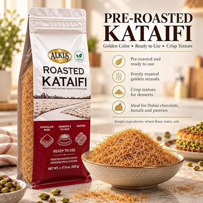 Alkis Roasted Kataifi — 18 × 500 g Case