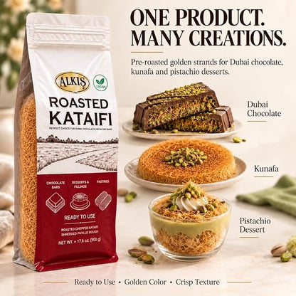 Alkis Roasted Kataifi — 18 × 500 g Case