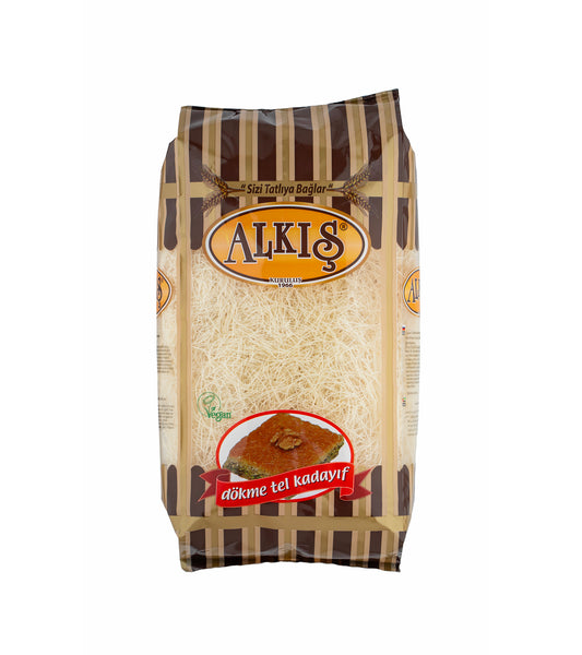 Alkis kataifi packaging on a white background